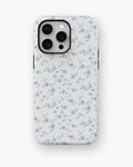 Blue Vintage Floral Vine MagSafe iPhone Tough Case - i15 pro max tough p1