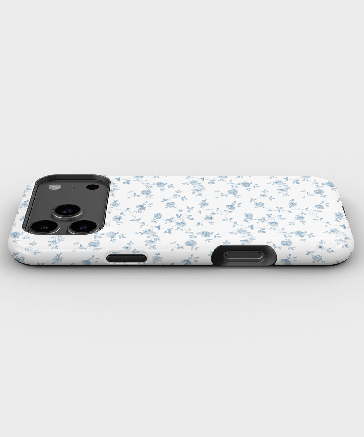 Blue Vintage Floral Vine MagSafe iPhone Tough Case - i17PMT p3