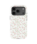 Pink Ditsy Rose Floral MagSafe iPhone Tough Case - i17PT p1