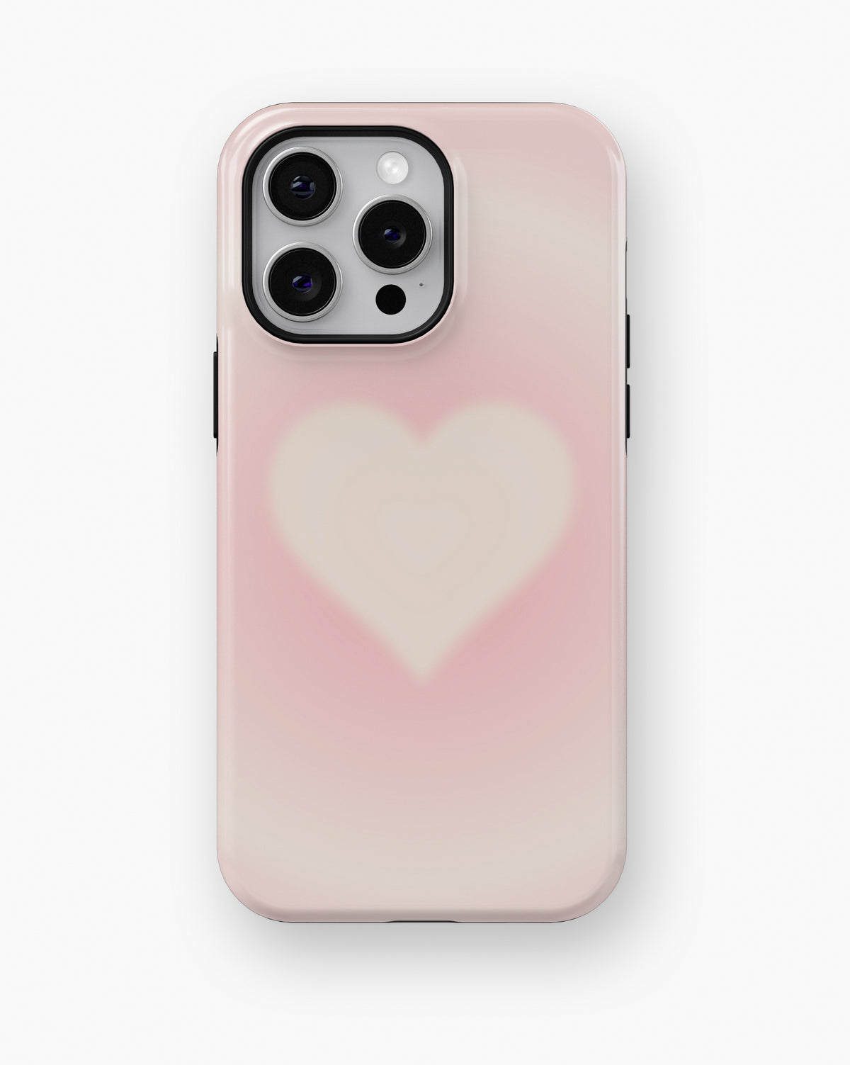Pink Blush Heart Glow MagSafe iPhone Tough Case - i15 pro max tough p1