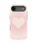 Pink Blush Heart Glow MagSafe iPhone Tough Case - i17AT p1