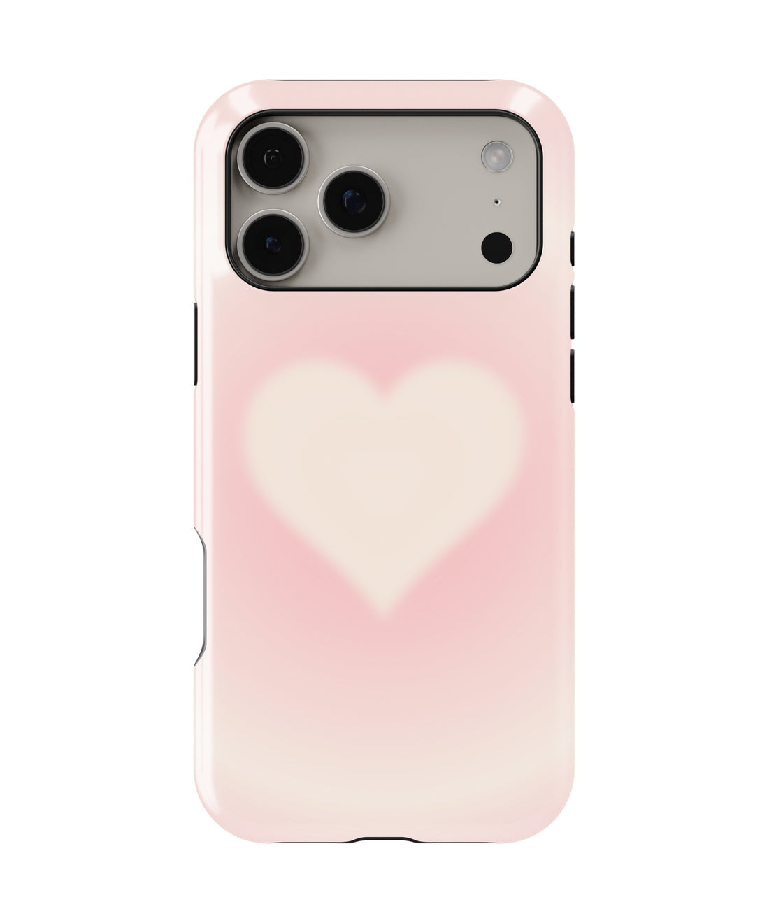 Pink Blush Heart Glow MagSafe iPhone Tough Case - i17PMT p1