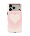 Pink Blush Heart Glow MagSafe iPhone Tough Case - i17PMT p1