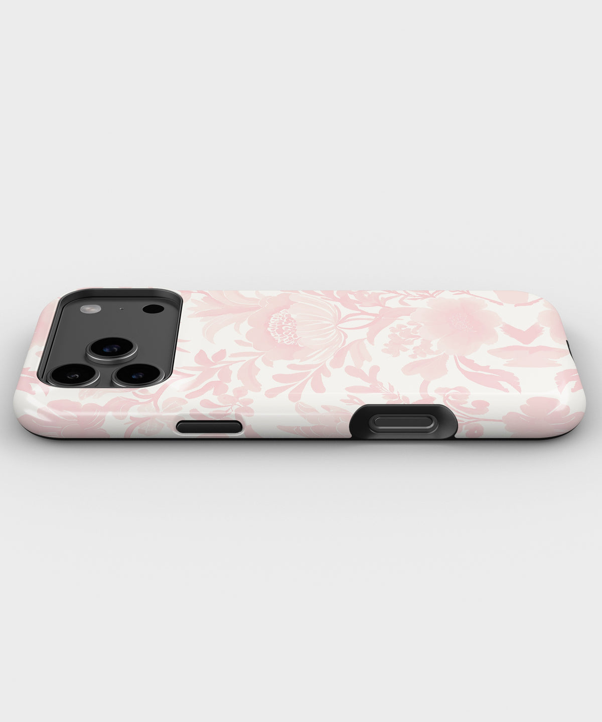 Soft Pink Botanical Floral MagSafe iPhone Tough Case - i17PMT p3