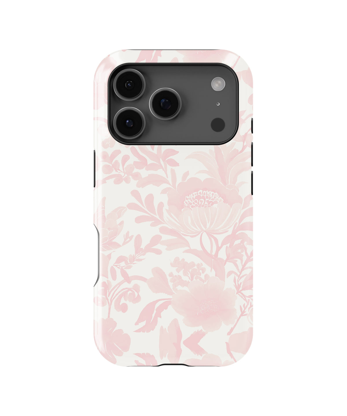 Soft Pink Botanical Floral MagSafe iPhone Tough Case - i17PT p1