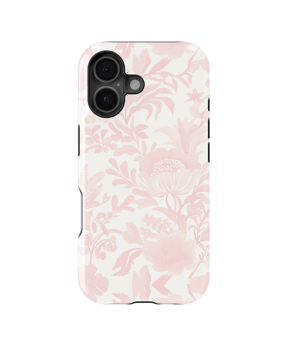 Soft Pink Botanical Floral MagSafe iPhone Tough Case - i17T p1