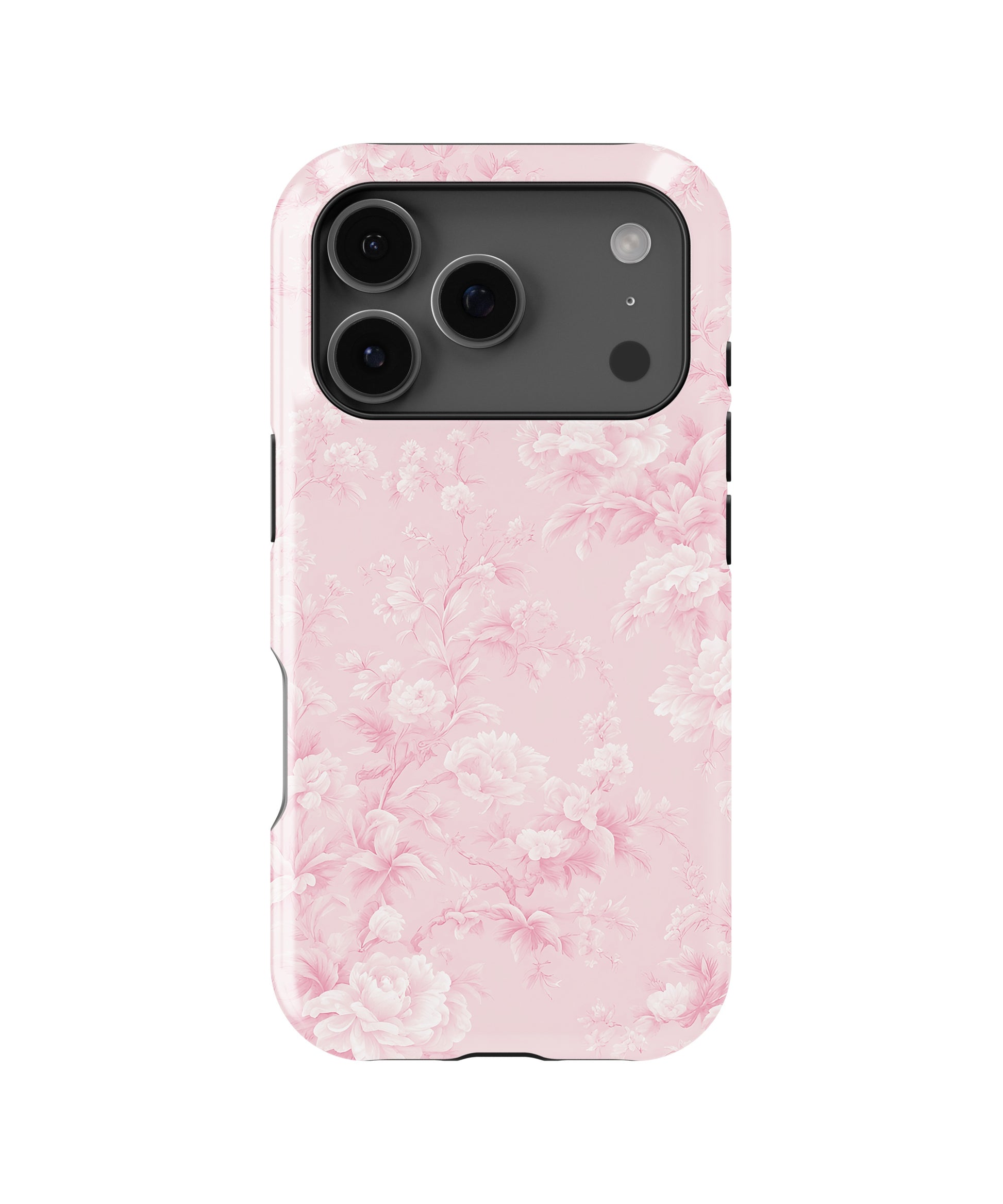 Pink Toile de Jouy Floral MagSafe iPhone Tough Case - i17PT p1