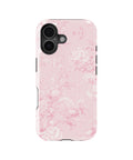 Pink Toile de Jouy Floral MagSafe iPhone Tough Case - i17T p1