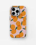 Pink Orange Citrus Fruit MagSafe iPhone Tough Case - i15 pro tough p1
