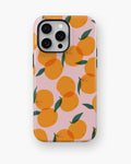 Pink Orange Citrus Fruit MagSafe iPhone Tough Case - i15 pro max tough p1