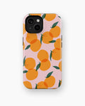 Pink Orange Citrus Fruit MagSafe iPhone Tough Case - i15 tough p1