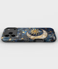 Blue Gold Celestial Mosaic MagSafe iPhone Tough Case - i17PMT p3