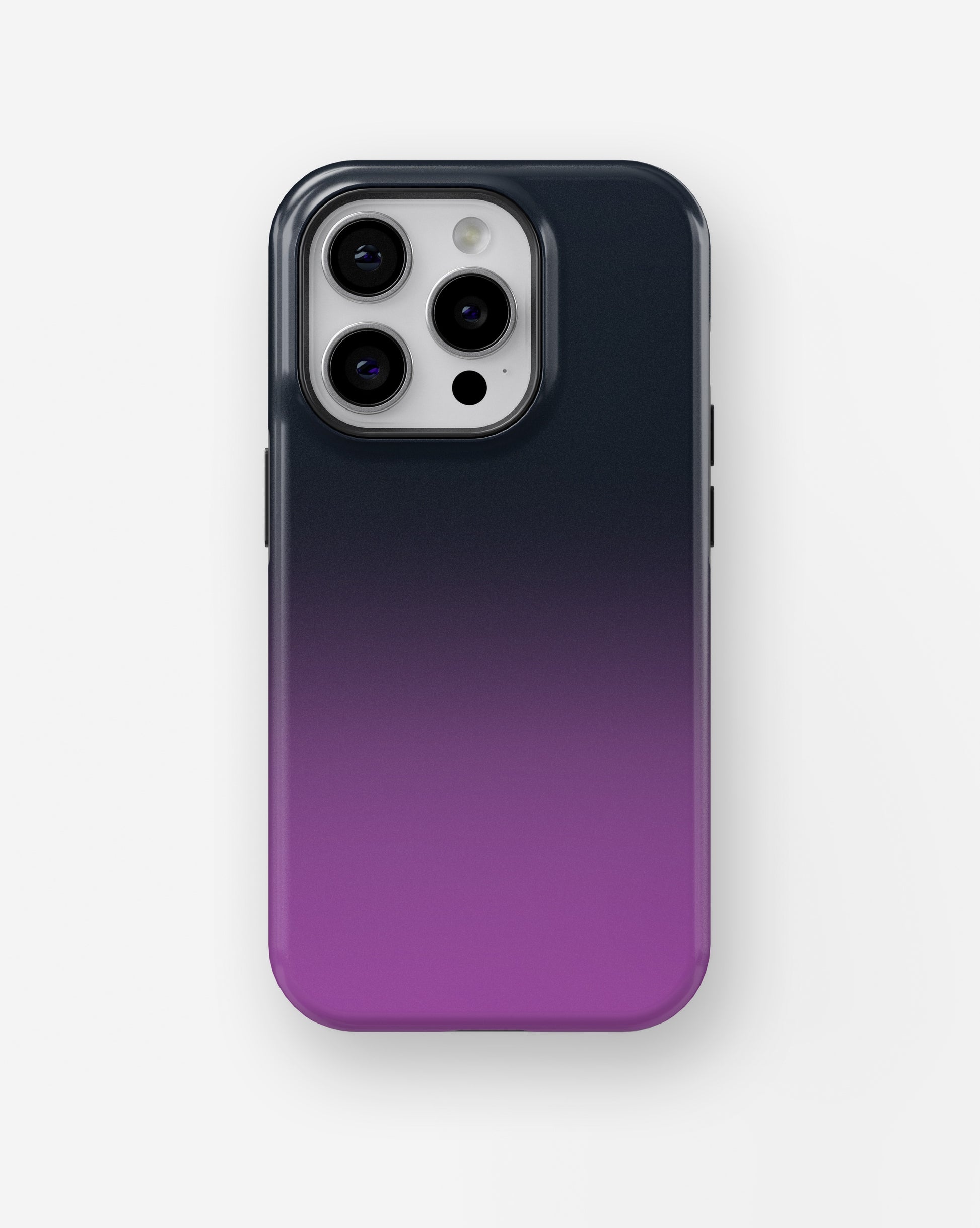 Navy Purple Ombre Gradient MagSafe iPhone Tough Case - i15 pro tough p1