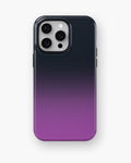 Navy Purple Ombre Gradient MagSafe iPhone Tough Case - i15 pro max tough p1