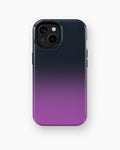 Navy Purple Ombre Gradient MagSafe iPhone Tough Case - i15 tough p1
