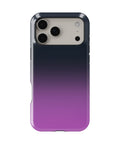 Navy Purple Ombre Gradient MagSafe iPhone Tough Case - i17PMT p1