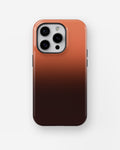 Orange Brown Ombre Gradient MagSafe iPhone Tough Case - i15 pro tough p1
