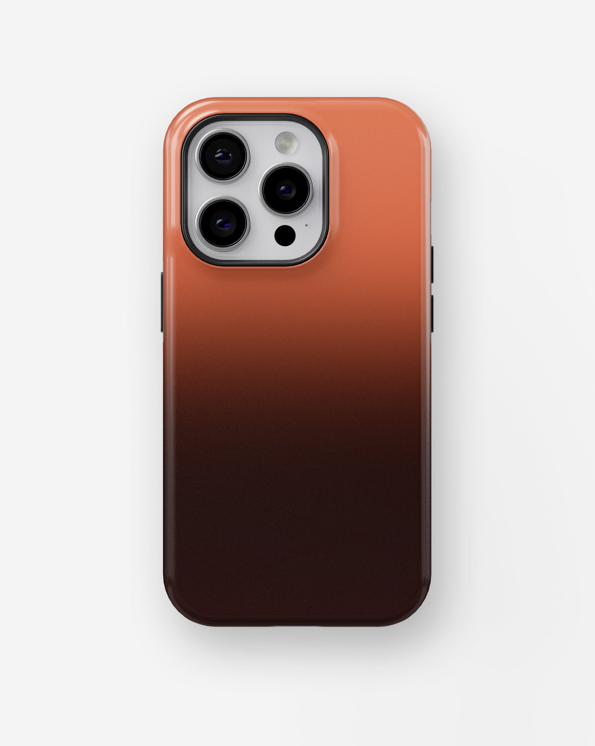 Orange Brown Ombre Gradient MagSafe iPhone Tough Case - i15 pro tough p1