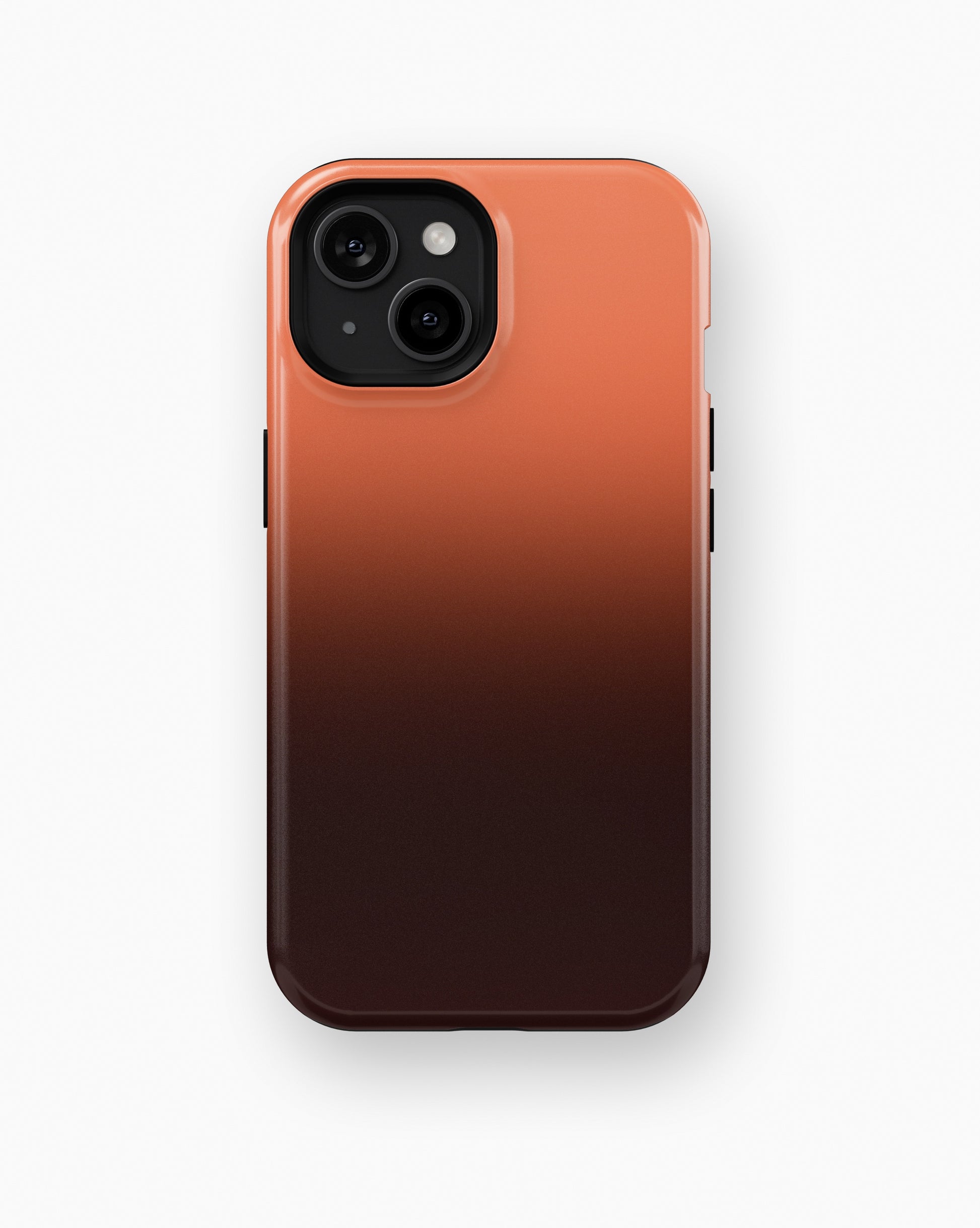 Orange Brown Ombre Gradient MagSafe iPhone Tough Case - i15 tough p1