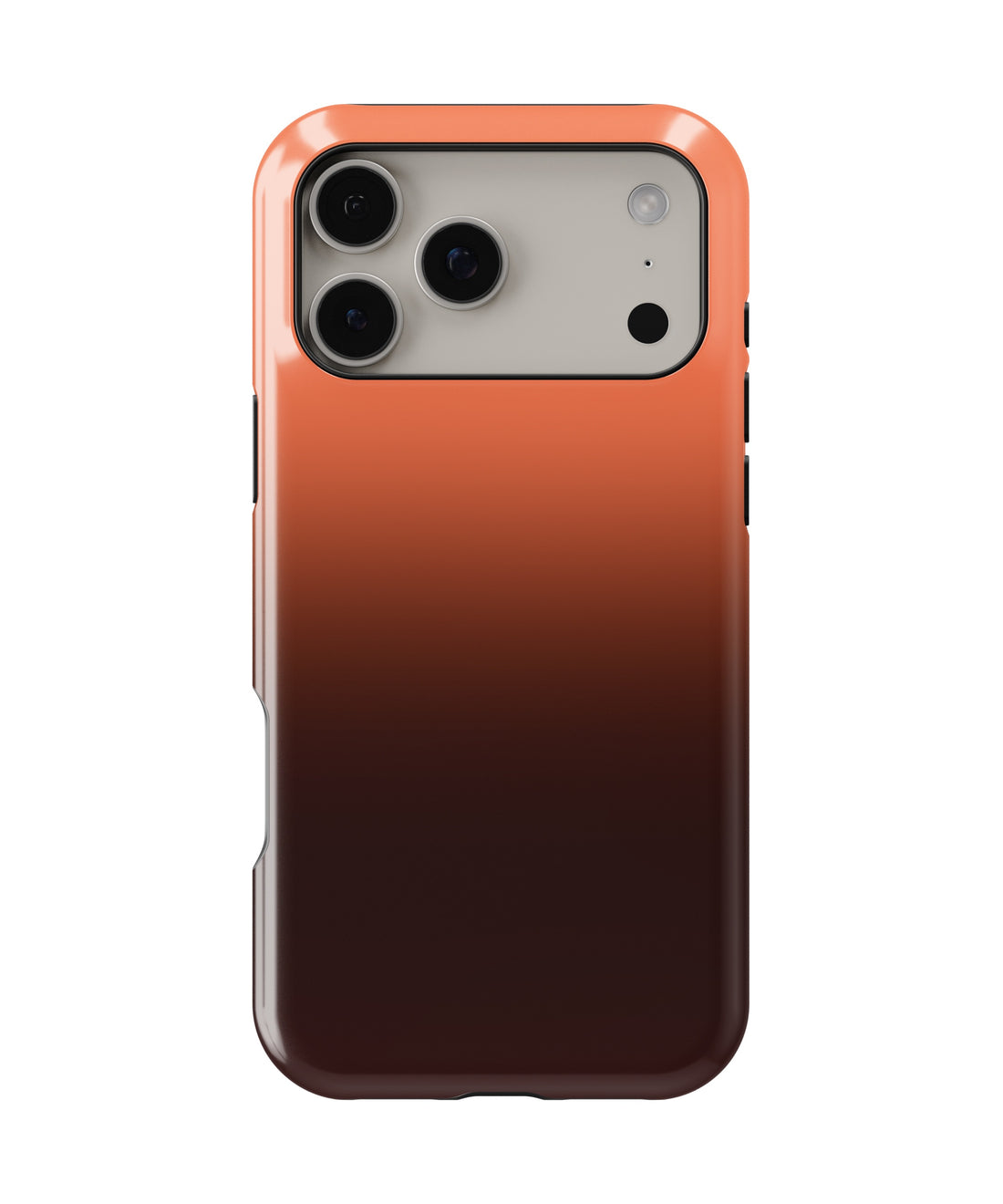 Orange Brown Ombre Gradient MagSafe iPhone Tough Case - i17PMT p1