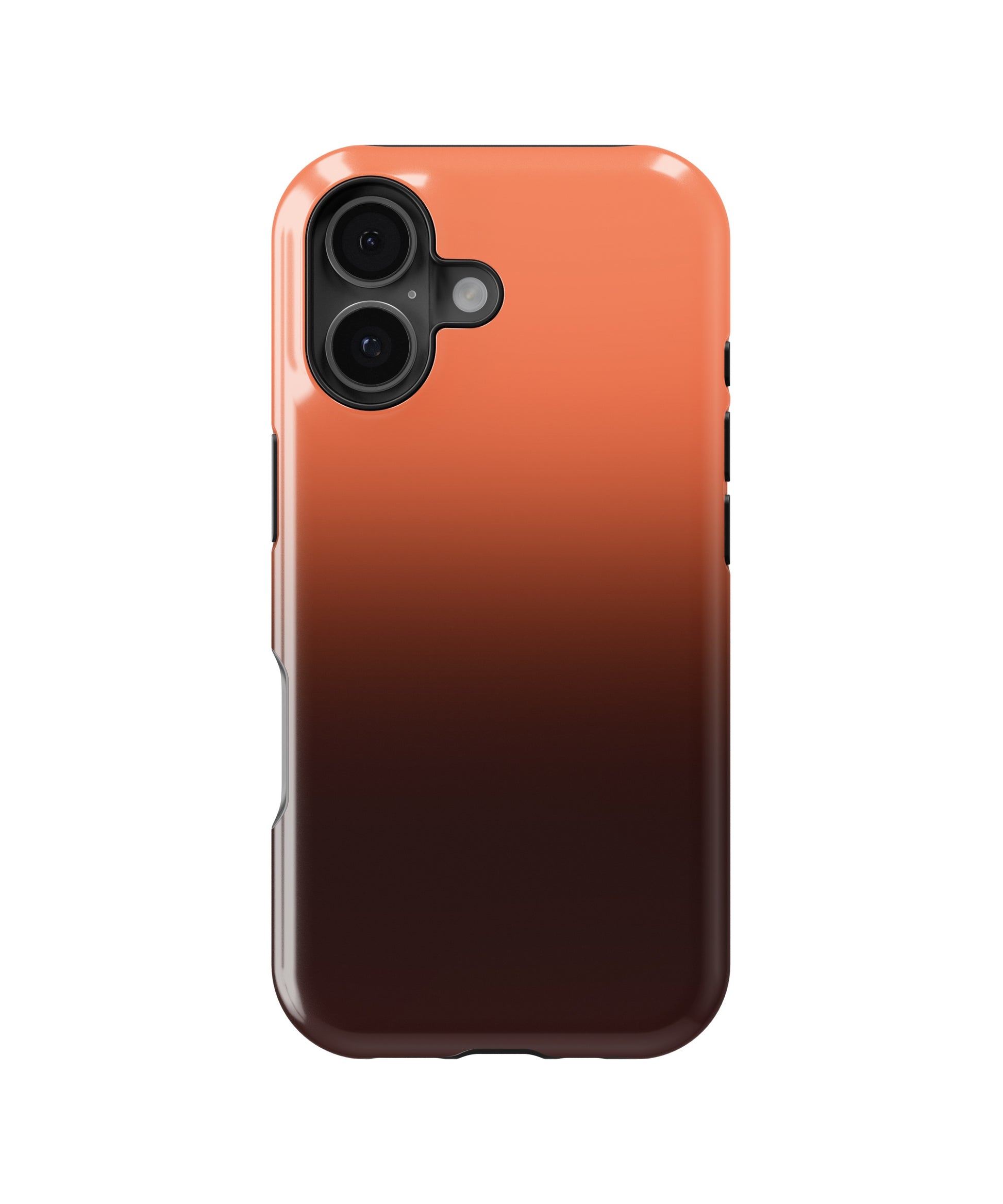 Orange Brown Ombre Gradient MagSafe iPhone Tough Case - i17T p1