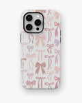 Pink Coquette Bow MagSafe iPhone Tough Case - i15 pro max tough p1