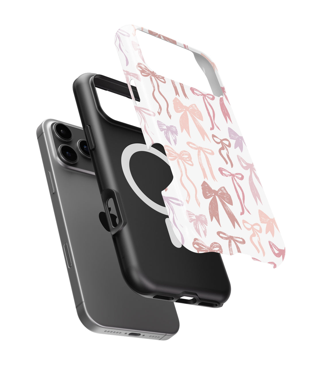 Pink Coquette Bow MagSafe iPhone Tough Case - i17PMT p1