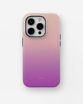Pink Purple Ombre Gradient MagSafe iPhone Tough Case - i15 pro tough p1