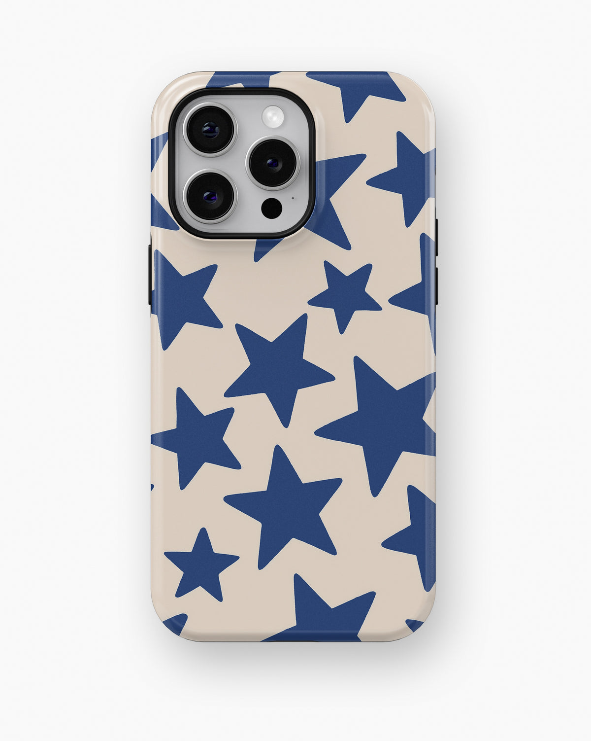 Blue Star Pattern MagSafe iPhone Tough Case - i15 pro max tough p1