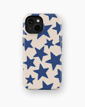 Blue Star Pattern MagSafe iPhone Tough Case - i15 tough p1
