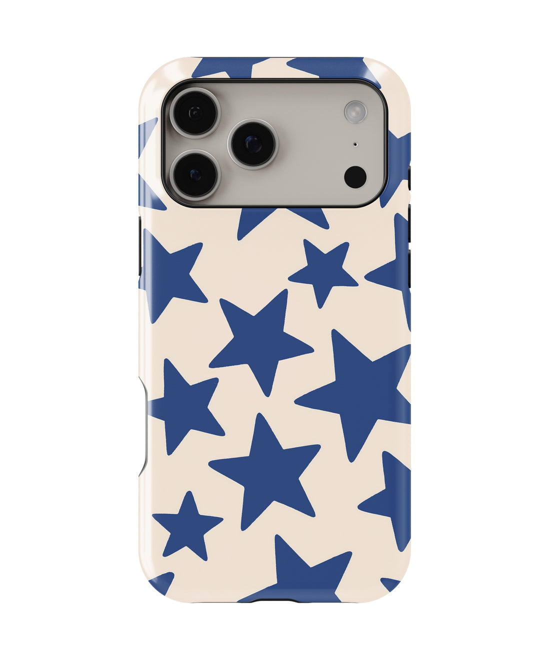 Blue Star Pattern MagSafe iPhone Tough Case - i17PMT p1