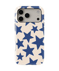 Blue Star Pattern MagSafe iPhone Tough Case - i17PMT p1