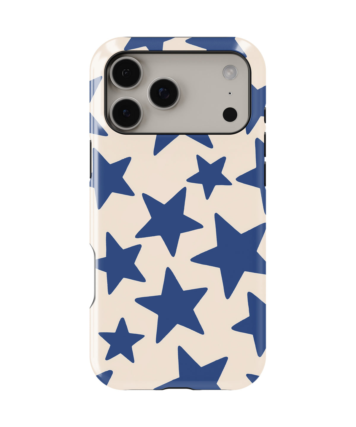 Blue Star Pattern MagSafe iPhone Tough Case - i17PMT p1