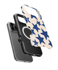 Blue Star Pattern MagSafe iPhone Tough Case - i17PMT p11
