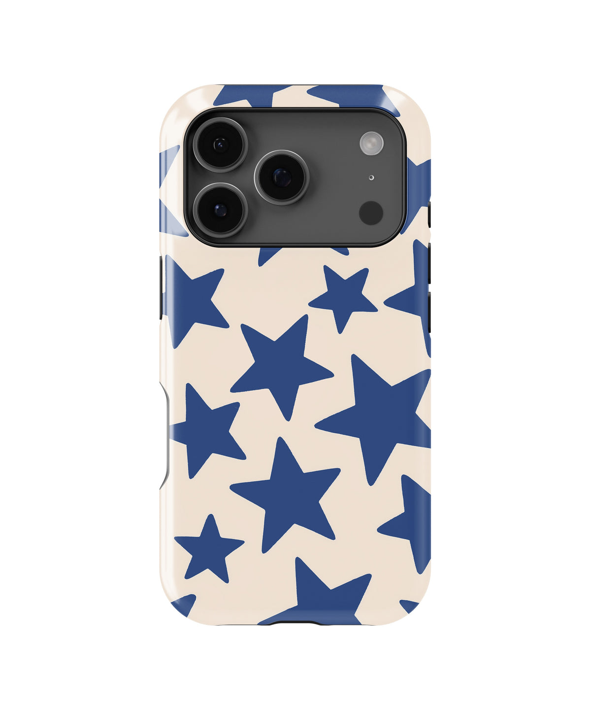 Blue Star Pattern MagSafe iPhone Tough Case - i17PT p1
