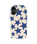 Blue Star Pattern MagSafe iPhone Tough Case - i17T p1