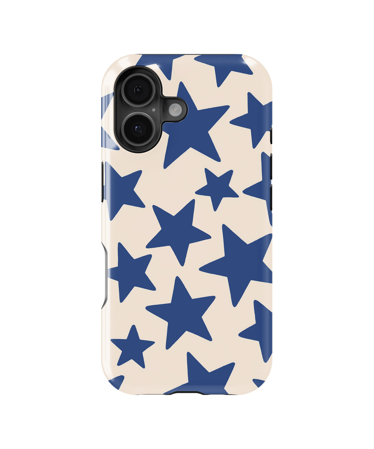 Blue Star Pattern MagSafe iPhone Tough Case - i17T p1