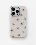 Silver Puffy Star MagSafe iPhone Tough Case - i15 pro tough p1