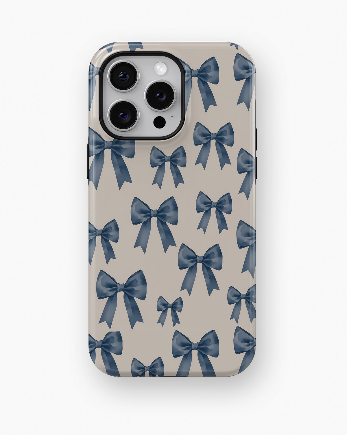 Blue Coquette Bow MagSafe iPhone Tough Case - i15 pro max tough p1