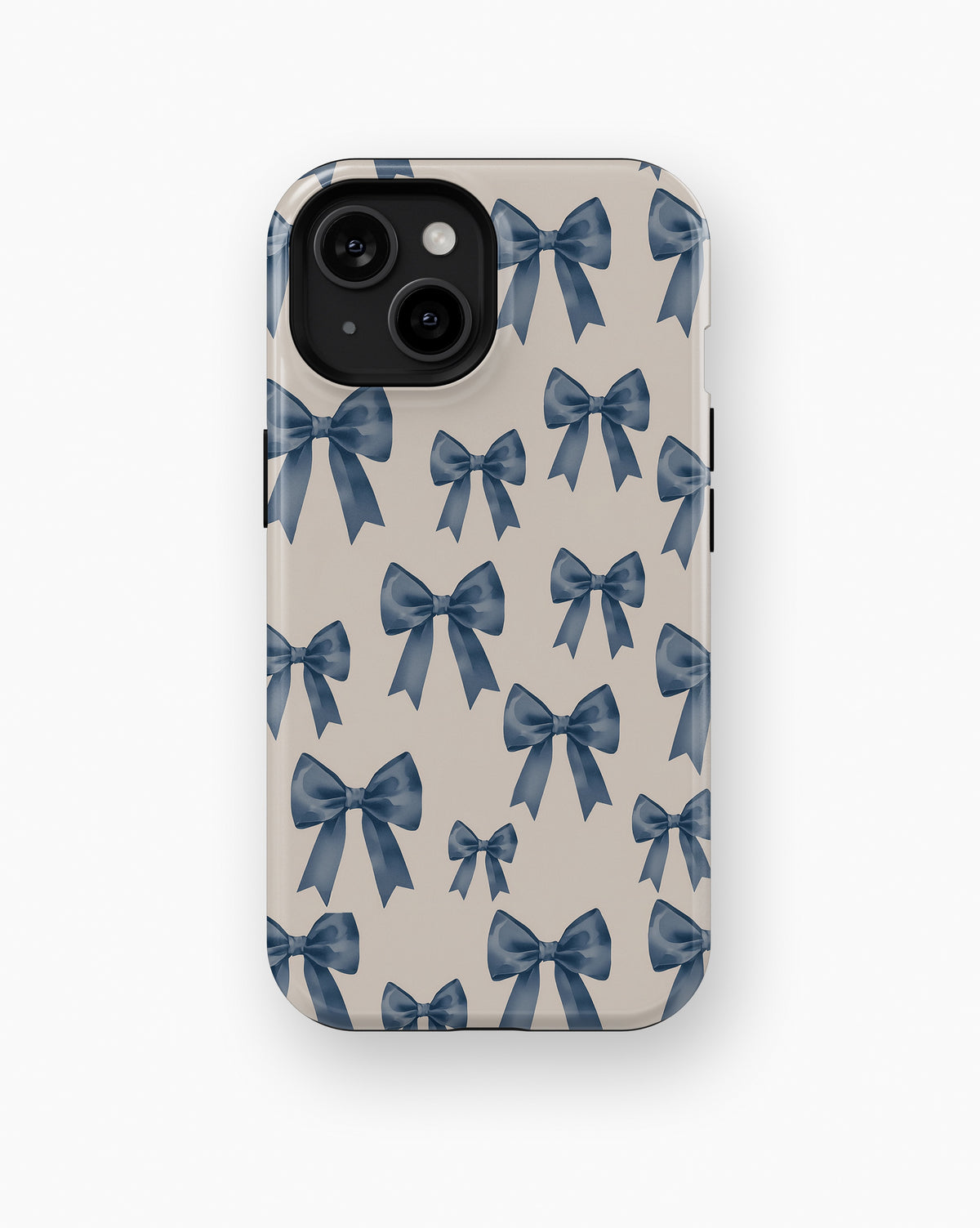 Blue Coquette Bow MagSafe iPhone Tough Case - i15 tough p1