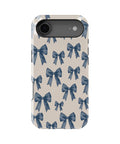 Blue Coquette Bow MagSafe iPhone Tough Case - i17AT p1