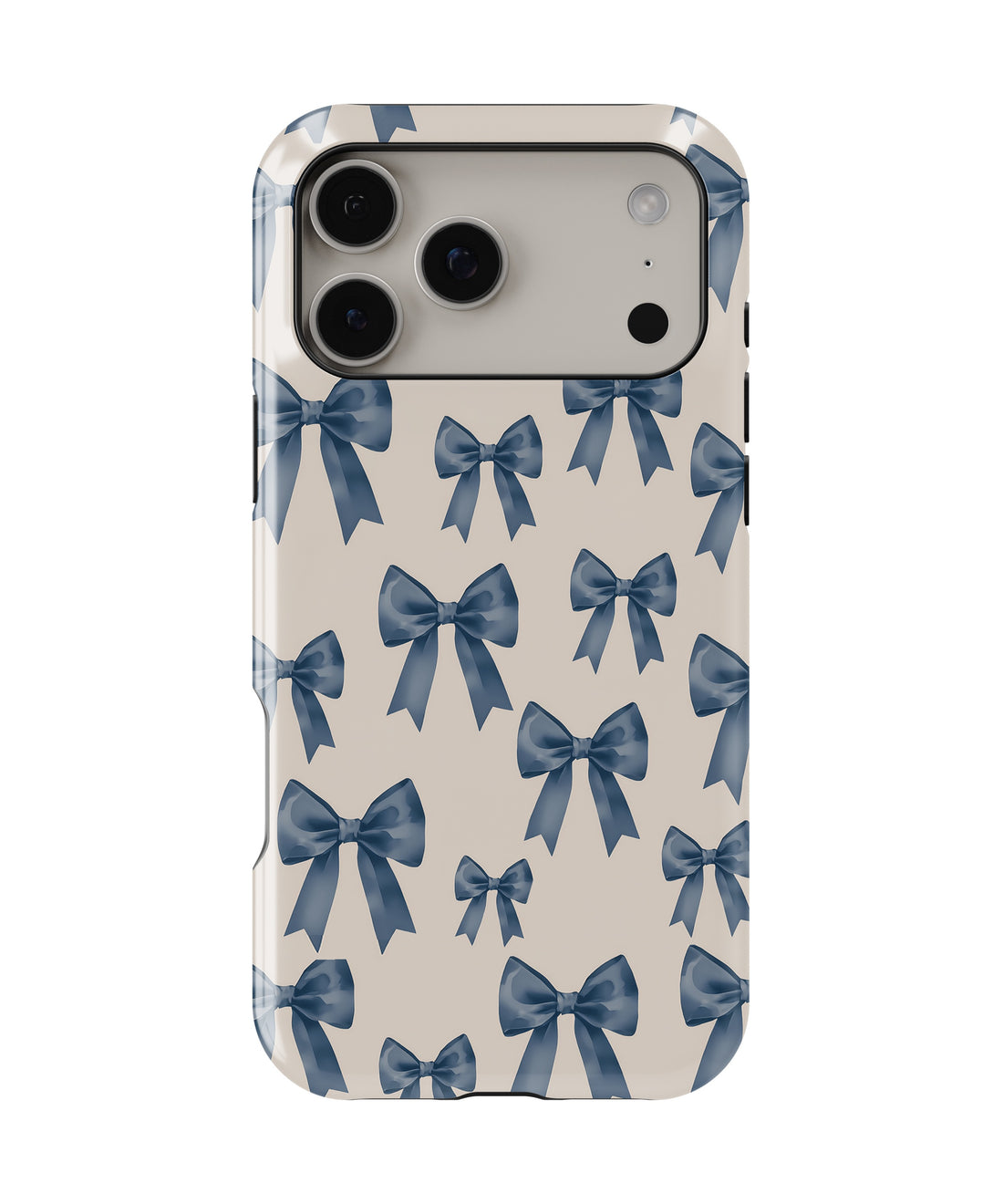 Blue Coquette Bow MagSafe iPhone Tough Case - i17PMT p1