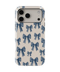 Blue Coquette Bow MagSafe iPhone Tough Case - i17PMT p1