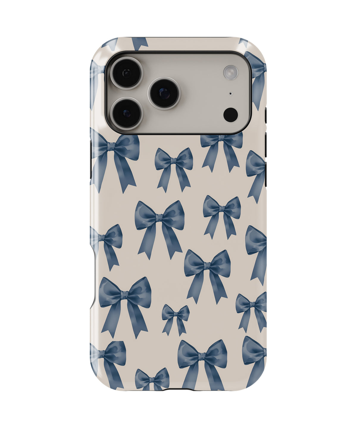 Blue Coquette Bow MagSafe iPhone Tough Case - i17PMT p1