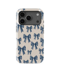 Blue Coquette Bow MagSafe iPhone Tough Case - i17PT p1