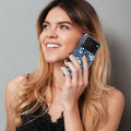 Blue Daisy Floral RFID Flip Wallet Case for iPhone 17–12 – Card Holder & Kickstand – product image 7