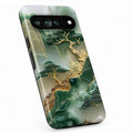 Asian Jade Landscape Google Pixel case with illustrated scenic artwork