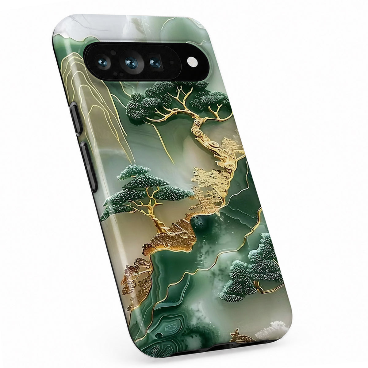 Asian Jade Landscape Google Pixel Case