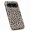 Black Dalmatian Spot Google Pixel case with animal-inspired markings