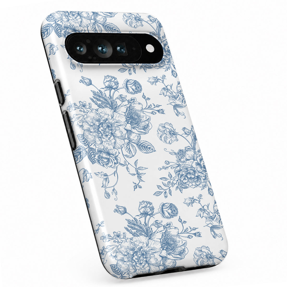 Blue Rose Floral Google Pixel case